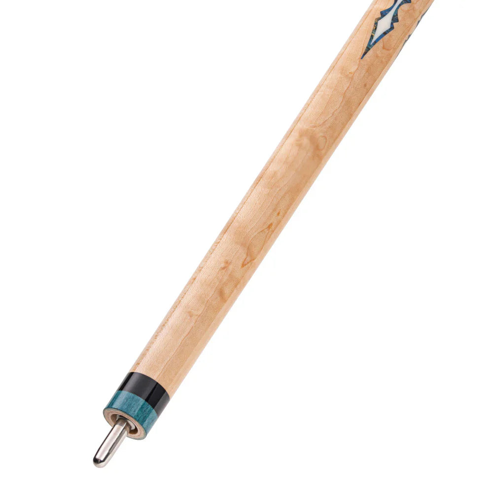 Walnut Stained Birdseye Maple Wrapless Handle