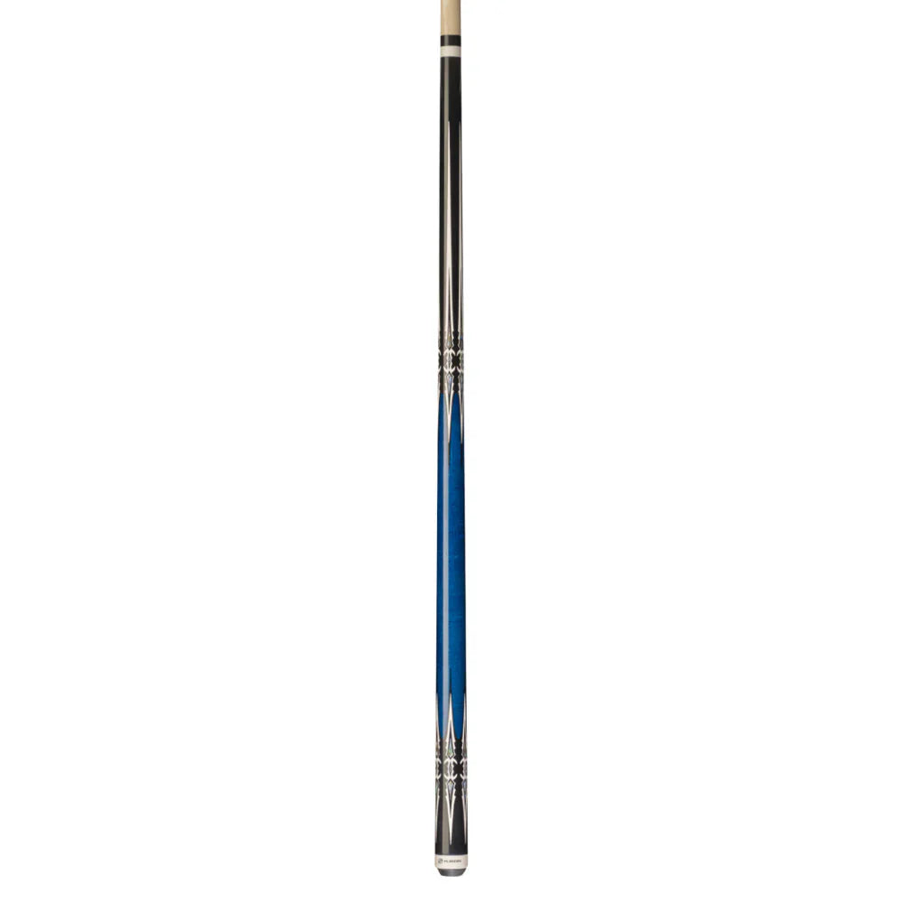 Elite Players Black and Blue 20oz Wrapless Billiard Cue