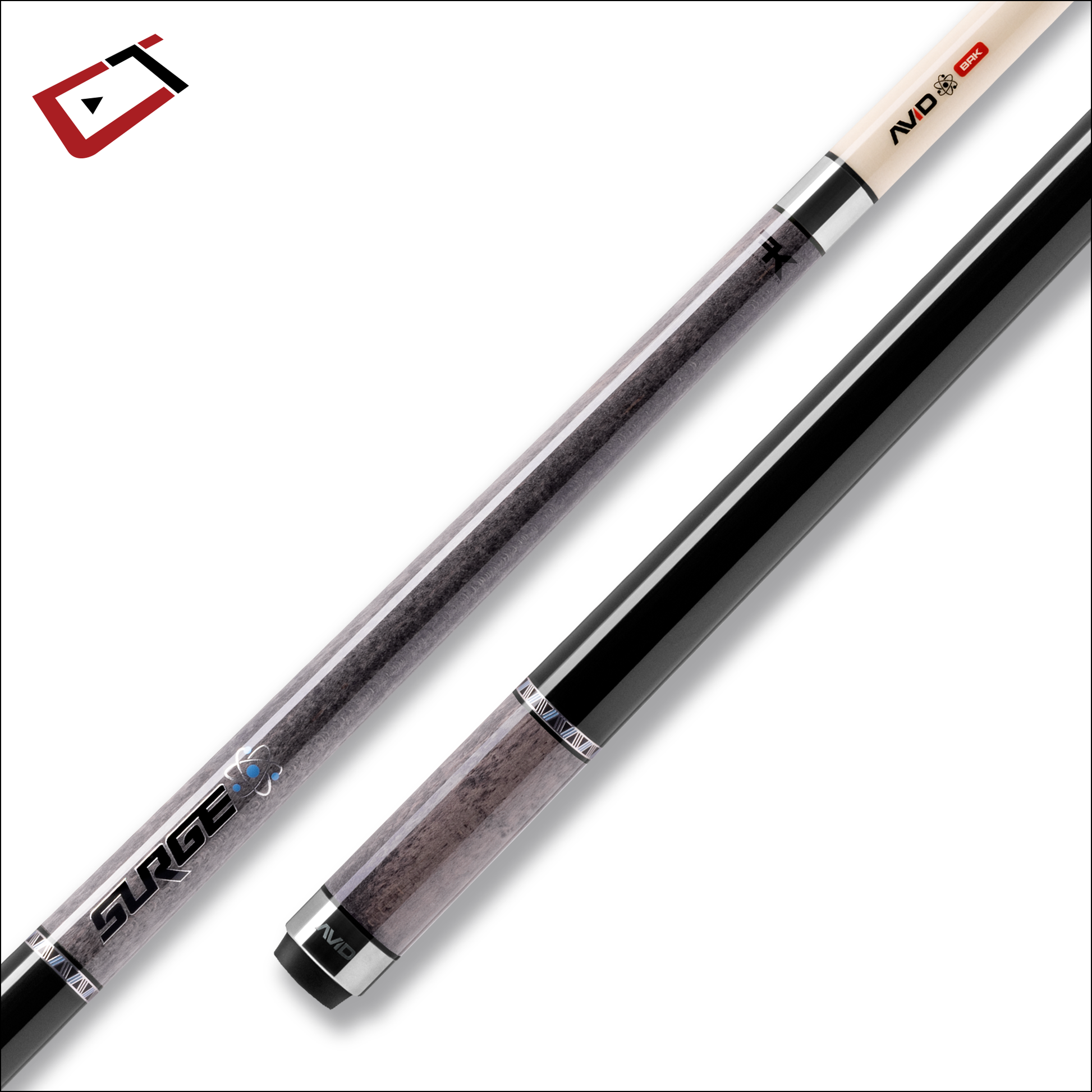 AVID Surge Break Cue Gray Stain