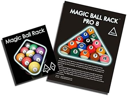 Magic Pool Rack The Original Magic Billiard Ball Rack Combo 8 and 9-10 Ball Duo-Pack