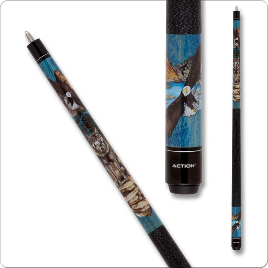 Action Adventure ADV122 Wolf Eagle Pool Cue - Wrap