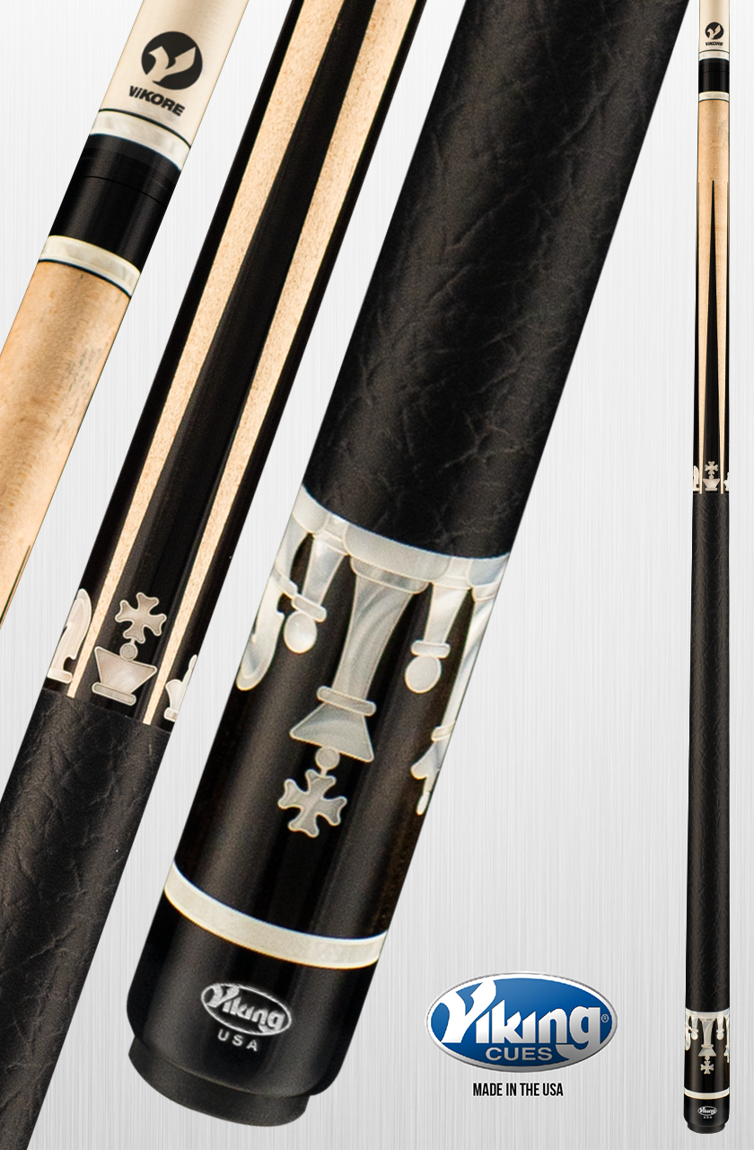 Viking Defender Series in white chess with premium pearl inlays