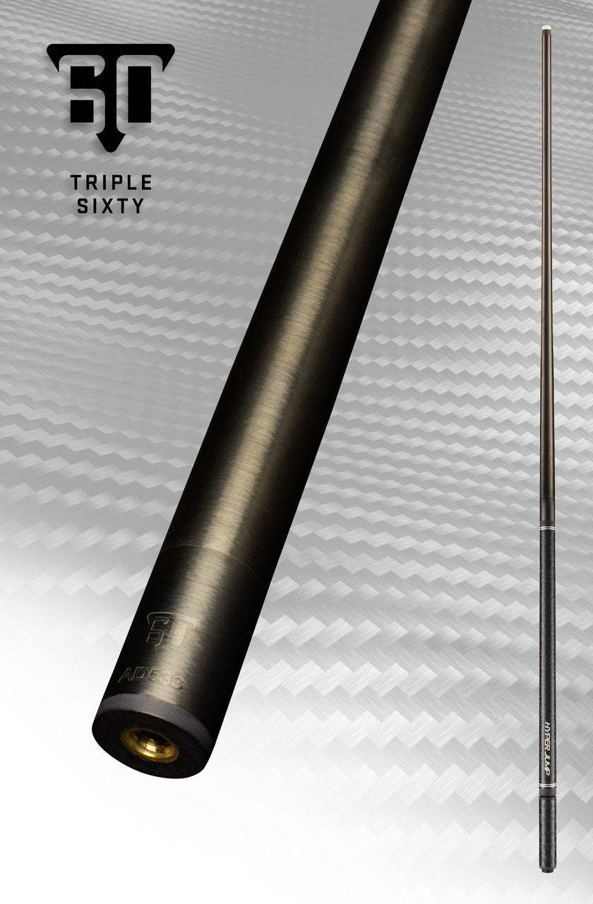 Triple 60 Hyper Jump Carbon Fiber Jump Cue (PRE-ORDER)