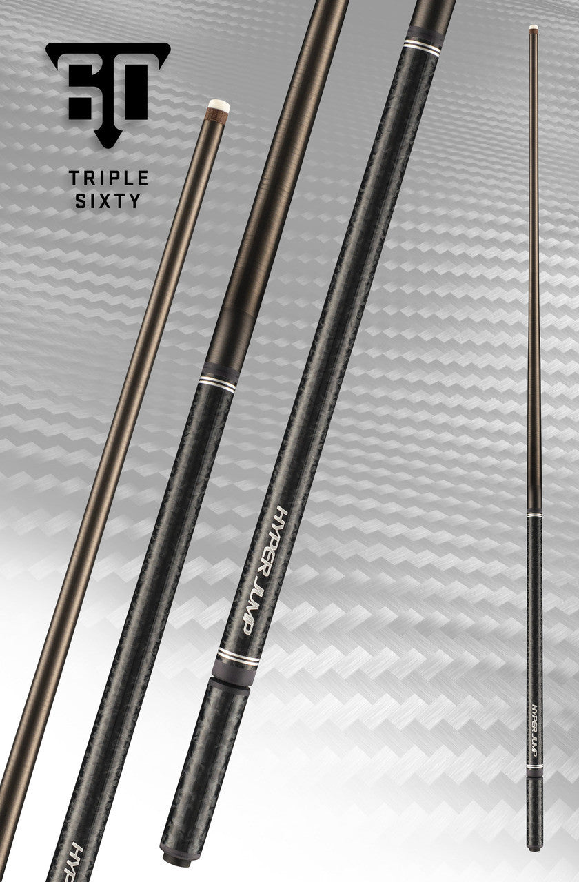 Triple 60 Hyper Jump Carbon Fiber Jump Cue (PRE-ORDER)