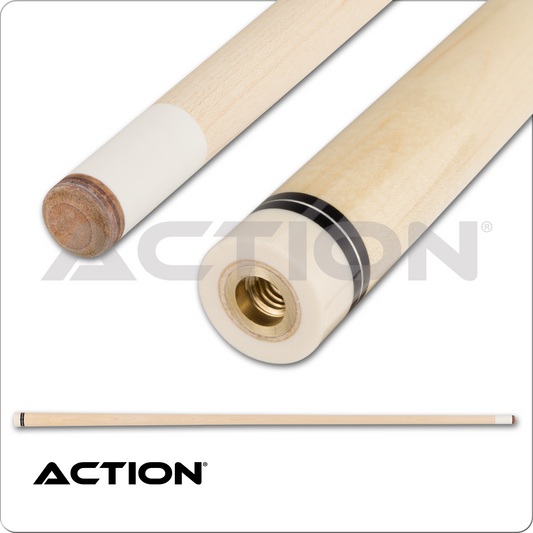 Action ACTXS U White Collar w/ Silver Ring Shaft - No Pilot