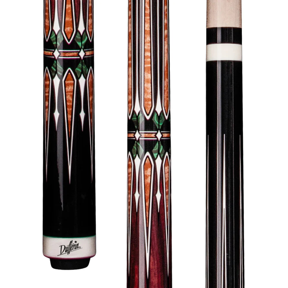 Dufferin Black & Cocobolo Wrapless Cue