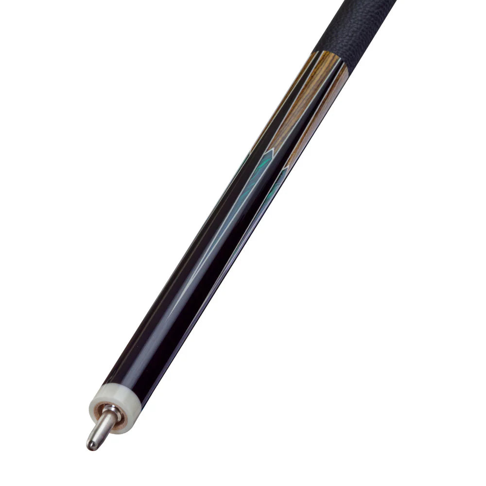 Dufferin Malachite Crown Cue with Embossed Leather Wrap