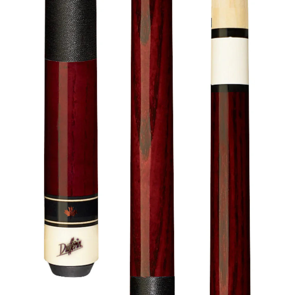 Dufferin Red Stain Cue With Nylon Wrap