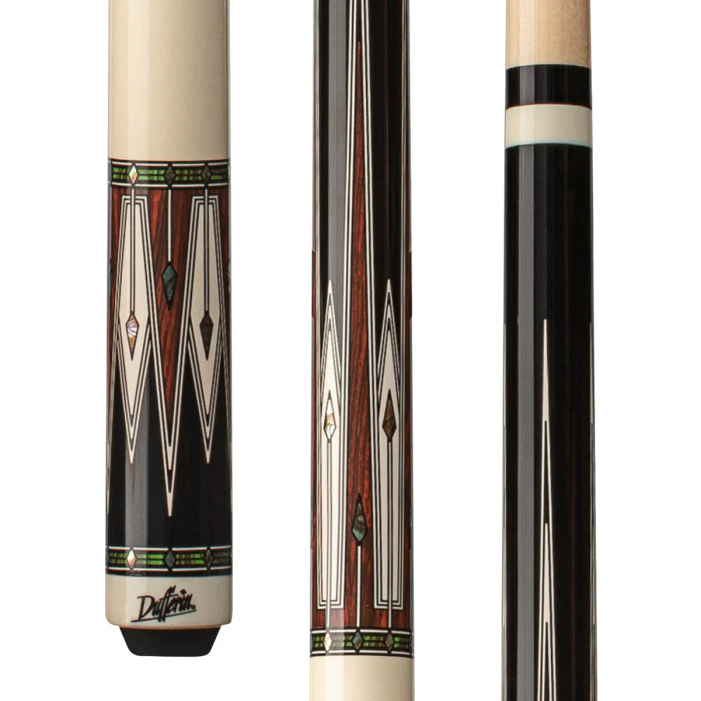 Dufferin White & Cocobolo Wrapless Cue