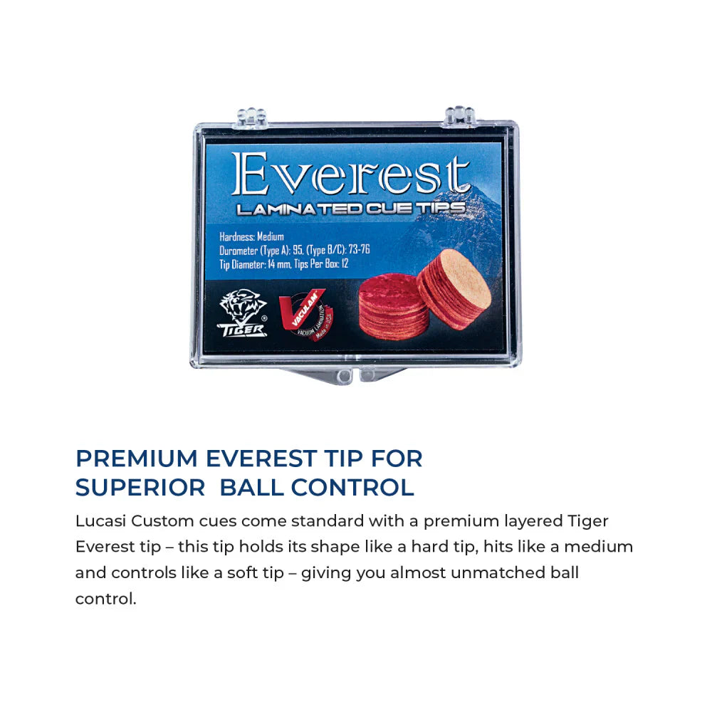 Premium everest tip for superior ball control