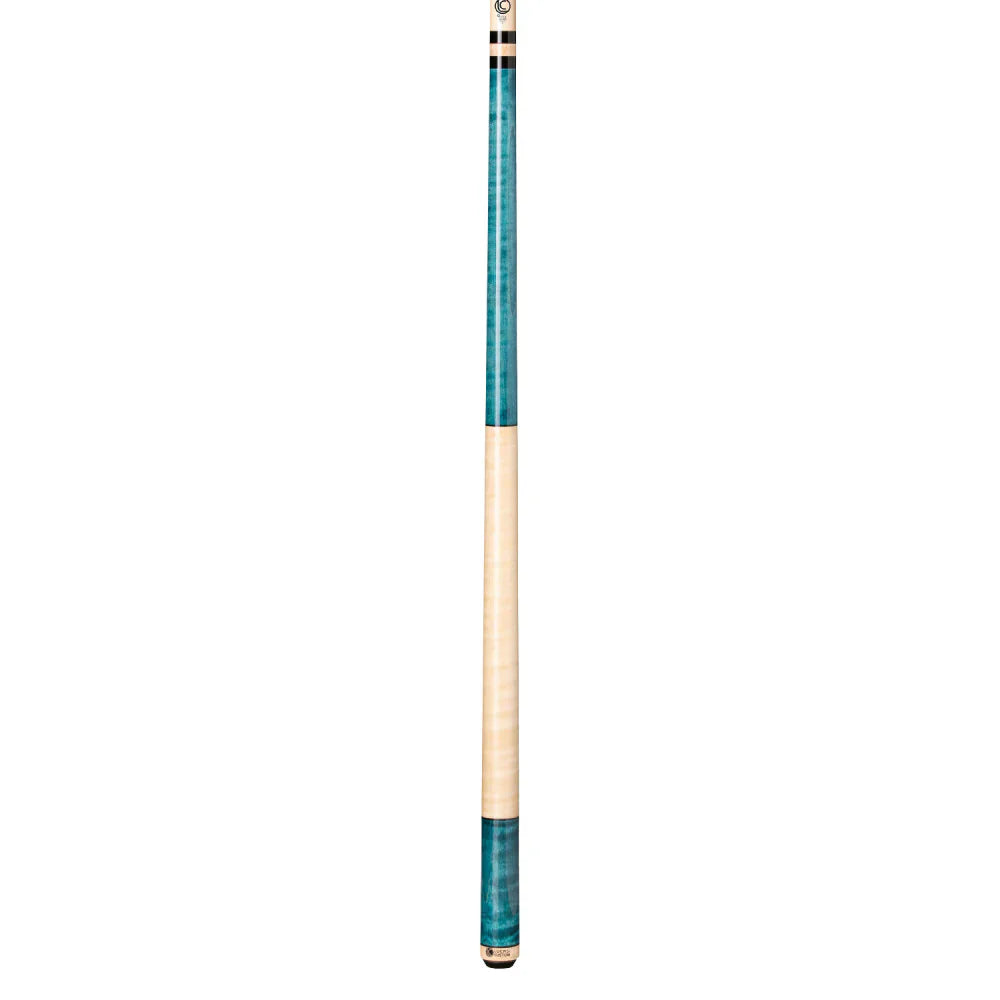 Lucasi Custom Teal Stained Cue