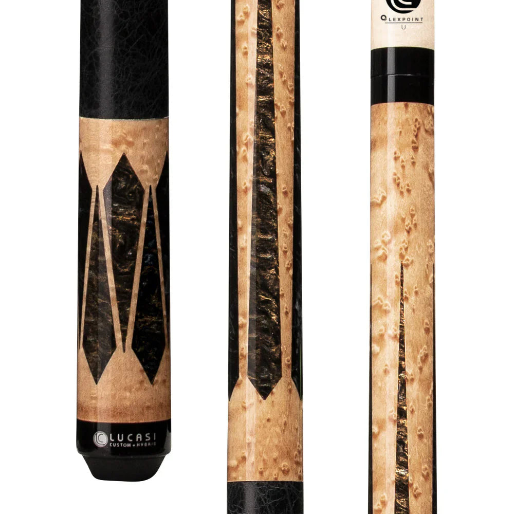 Lucasi Hybrid Brazilian Birdseye Maple Cue