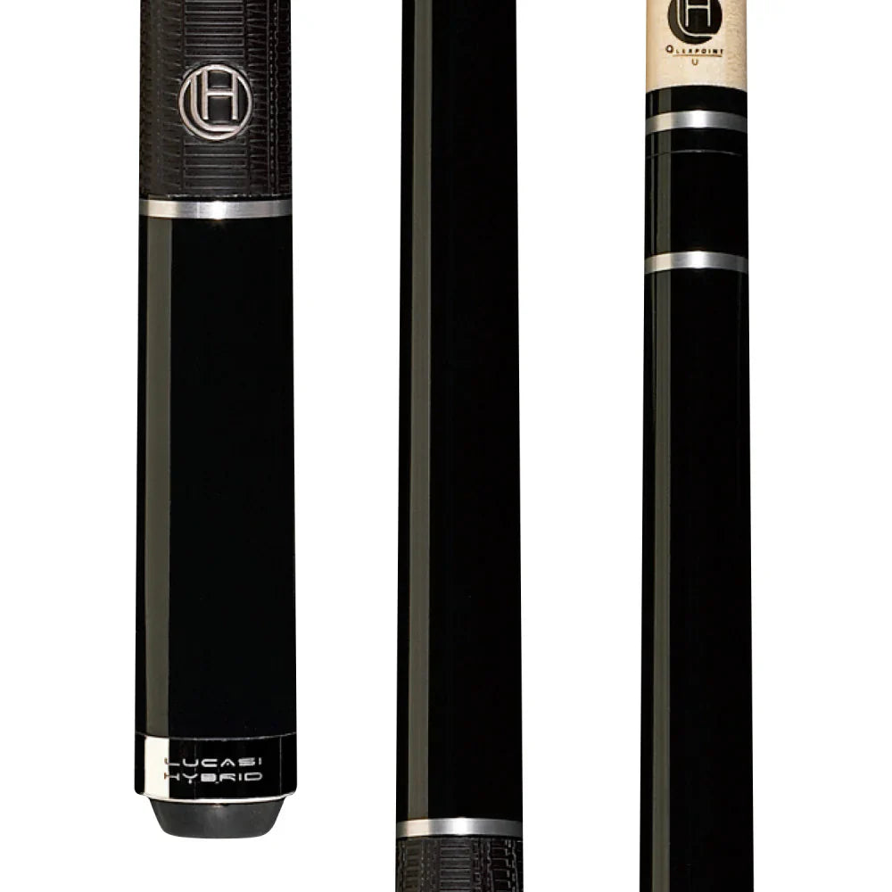 Midnight Black & Silver Rings Cue