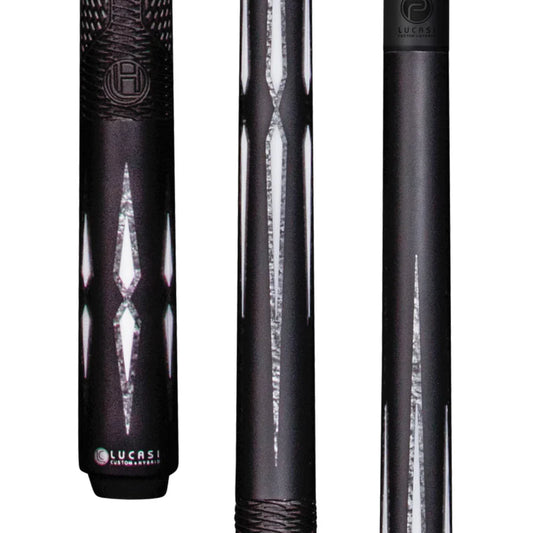 Lucasi Pinnacle Black/Imitation Bone Cue