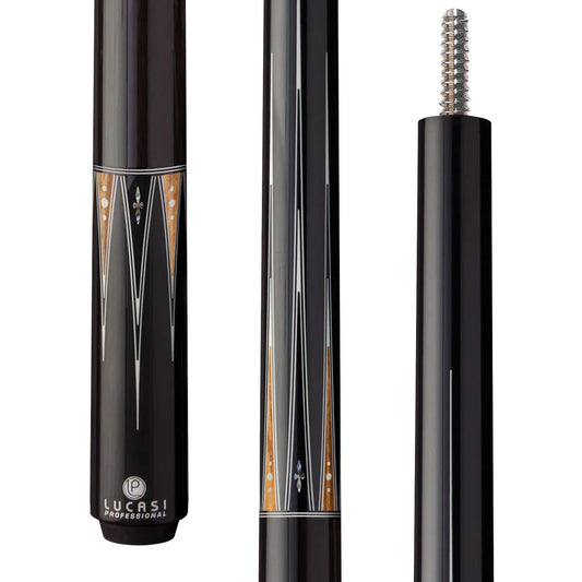 Lucasi Pro OD Series - Ebony Cue Butt - Uni-loc