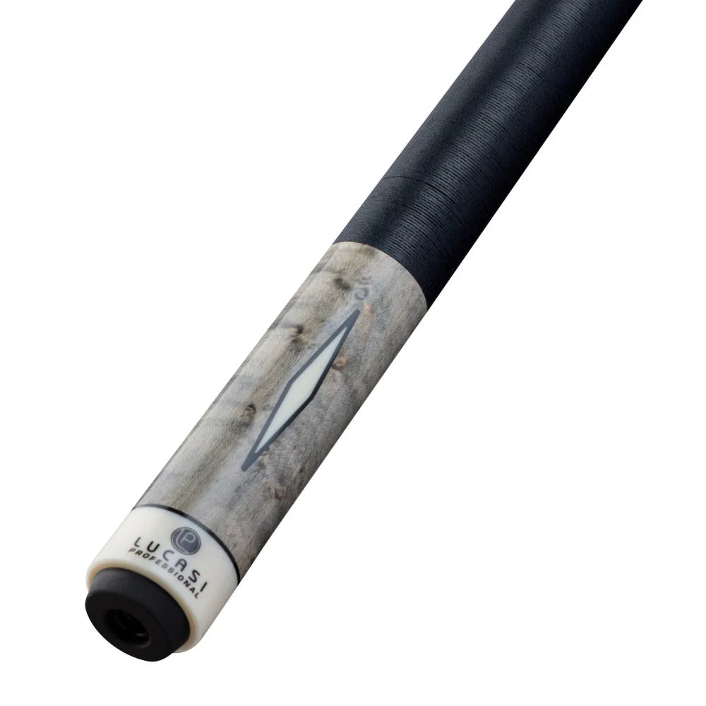 Lucasi Pro Series - Grey Wash Birdseye Maple Cue Butt - 3/8 x 10