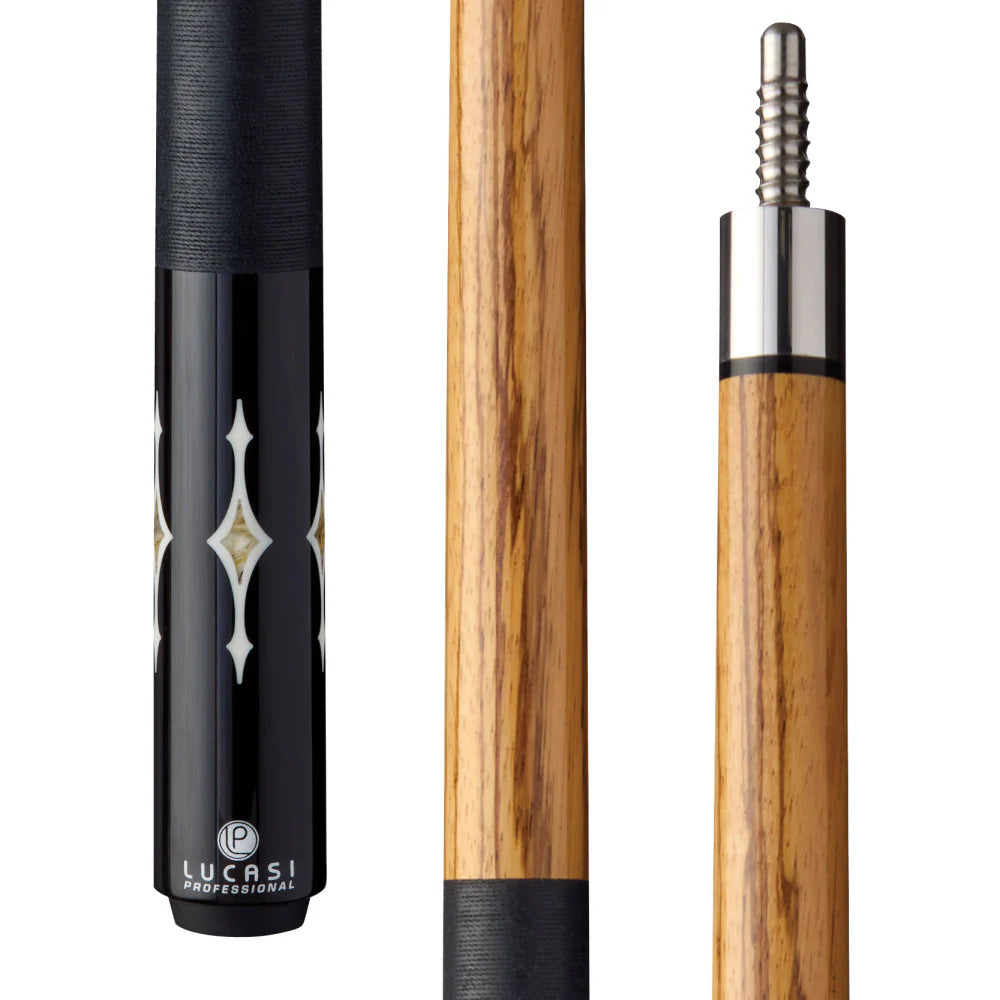 Lucasi Pro Series - Zebrawood Cue Butt - Radial