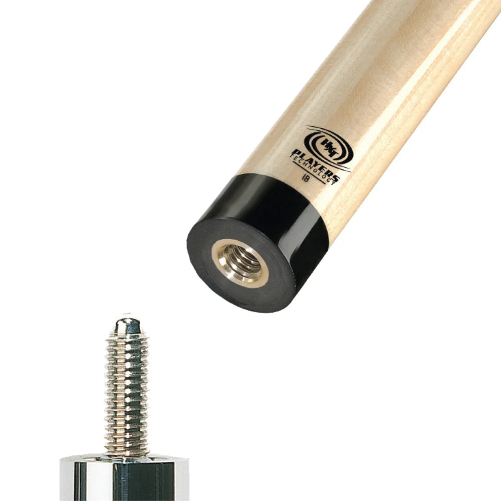 Players 11mm Snooker Shaft -  5/16 x 18 - Black Collar