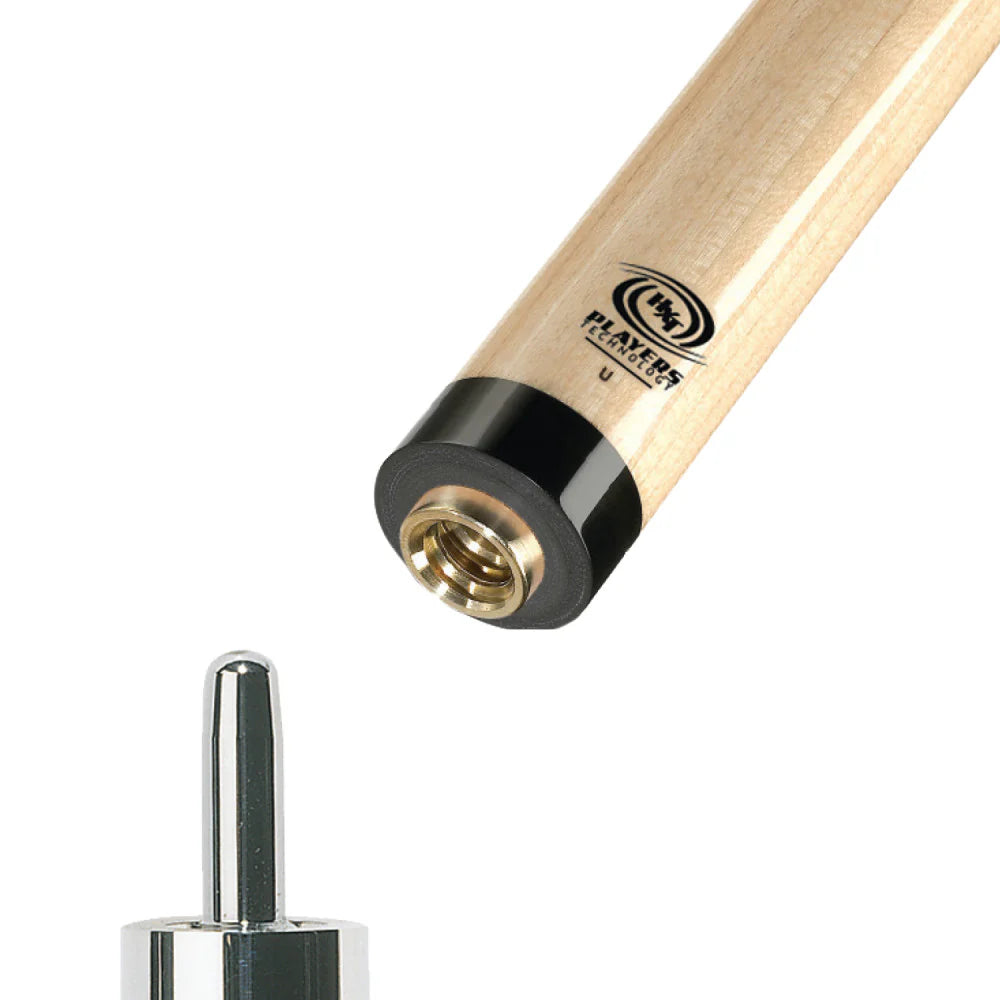 Players 11mm Snooker Shaft - Uni-Loc - Black Collar