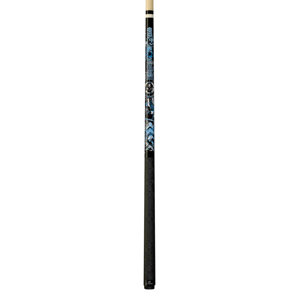 Players Anarchy Blue Sport Grip Cue