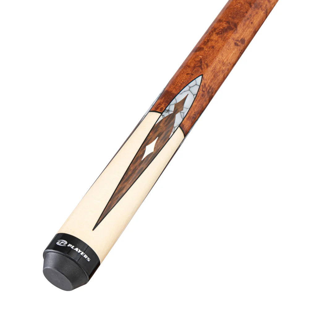 Players Birdseye & Maple with White Recon Wrapless Cue