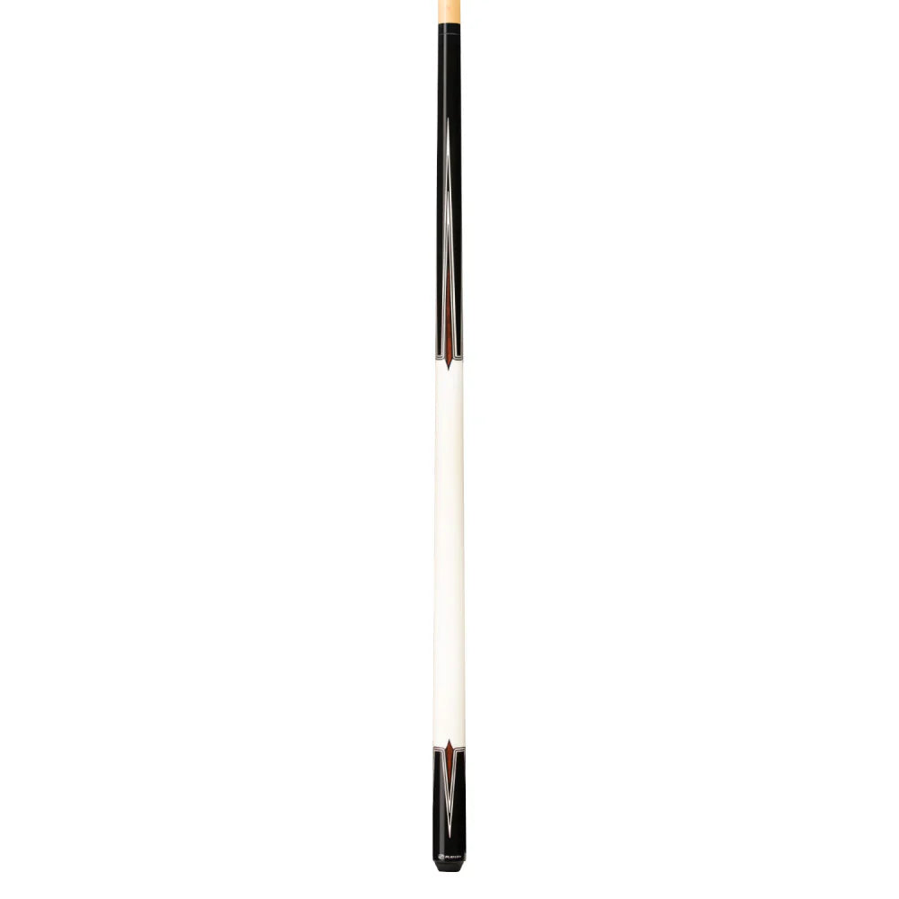 Players Black & Imitation Bone Wrapless Cue