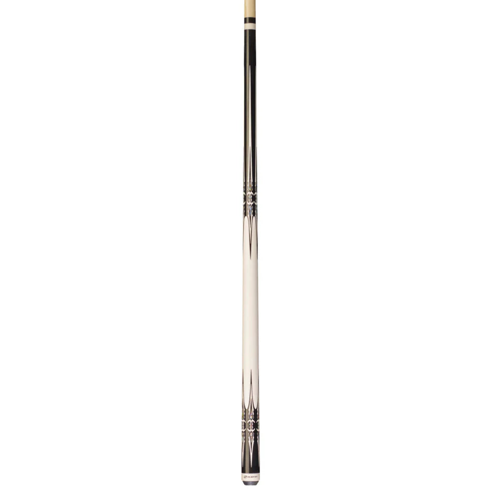 Players Black & White Wrapless Cue