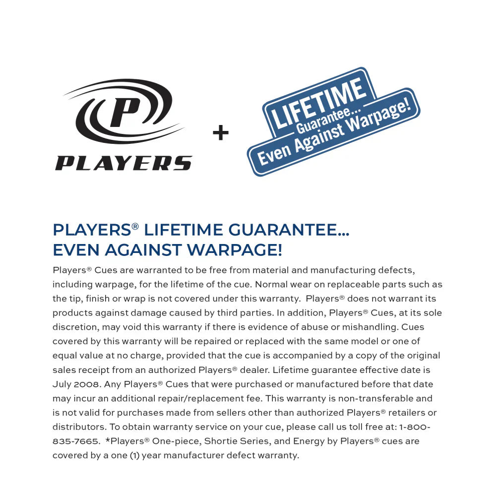 Players Lietime Guarantee