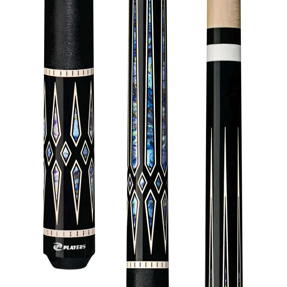 Players Black With Blue Recon Cue