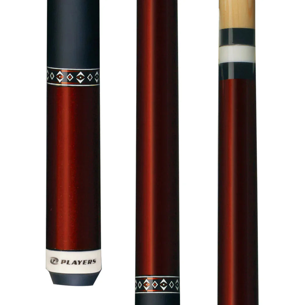 Players Copper Gloss Wrapless Cue