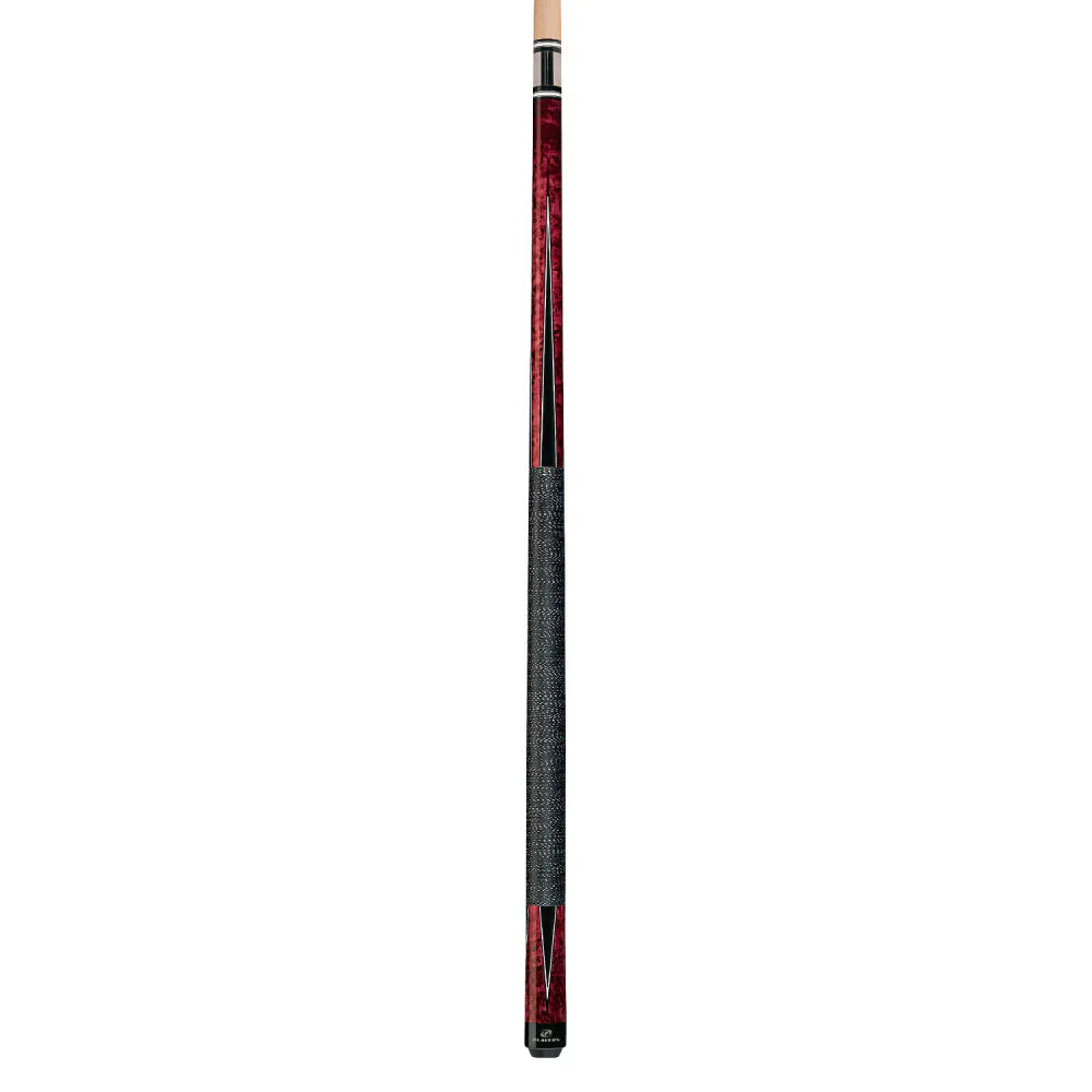 Players Crimson Birdseye Cue with Black Linen Wrap