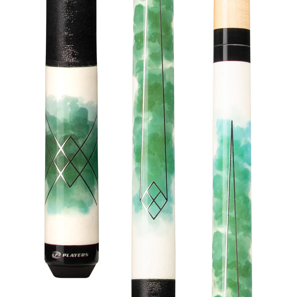 Players Green Watercolor Cue
