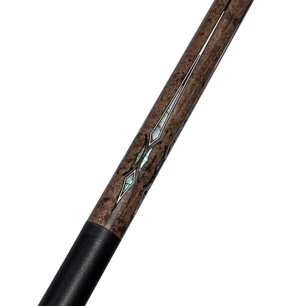 Players Light Grey Maple with Mother of Pearl Cue with Black Linen