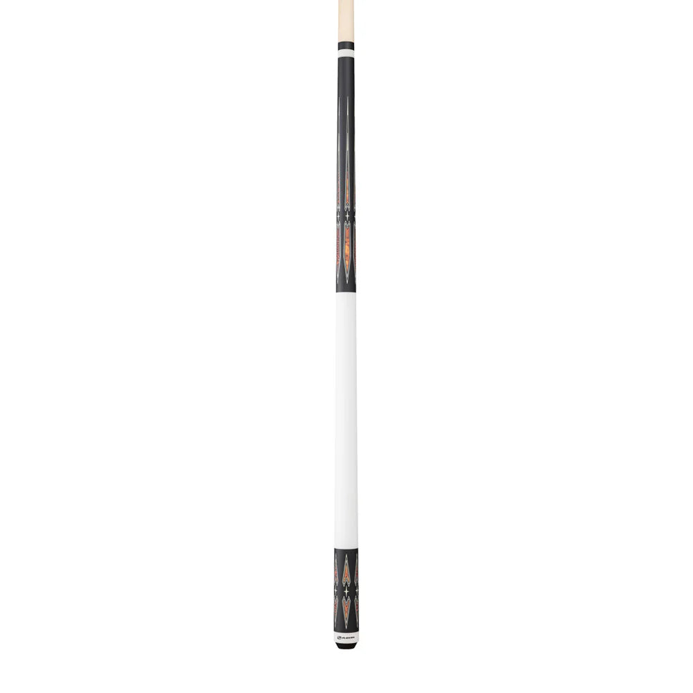 Players Matte Black & White Wrapless Cue