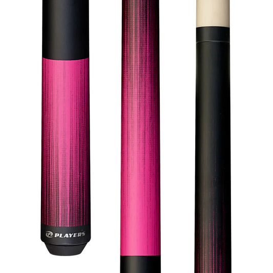 Players Passion Pink Matte Wrapless Cue