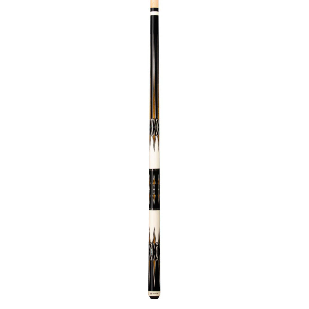 Players White Black & Abalone Wrapless Cue