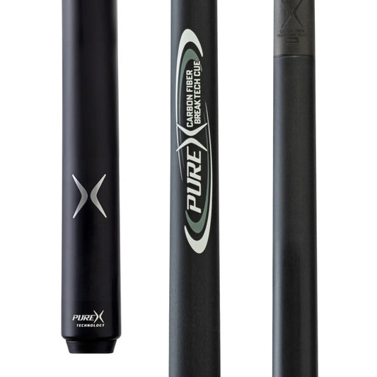 Pure X Carbon Fiber Break Cue - WRAPLESS