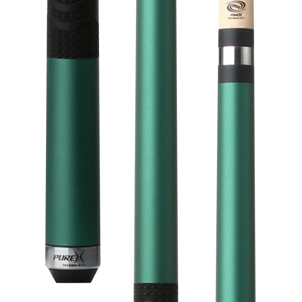 Pure X Emerald Green Matte Finish Cue With MZ Grip