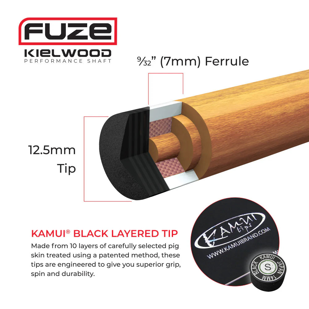 Pure X Kielwood FUZE Shaft - 12.5mm - Uni-Loc