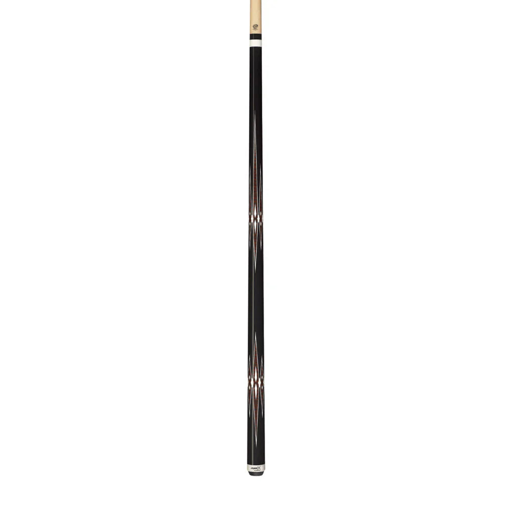 Pure X Midnight Black & Zebrawood Wrapless Cue