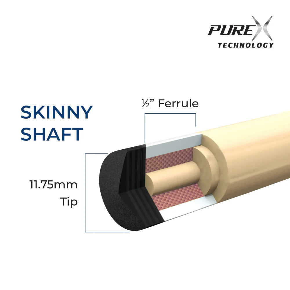 Pure X PSK 11.75mm Shaft - 3/8 x 10 - Black Collar