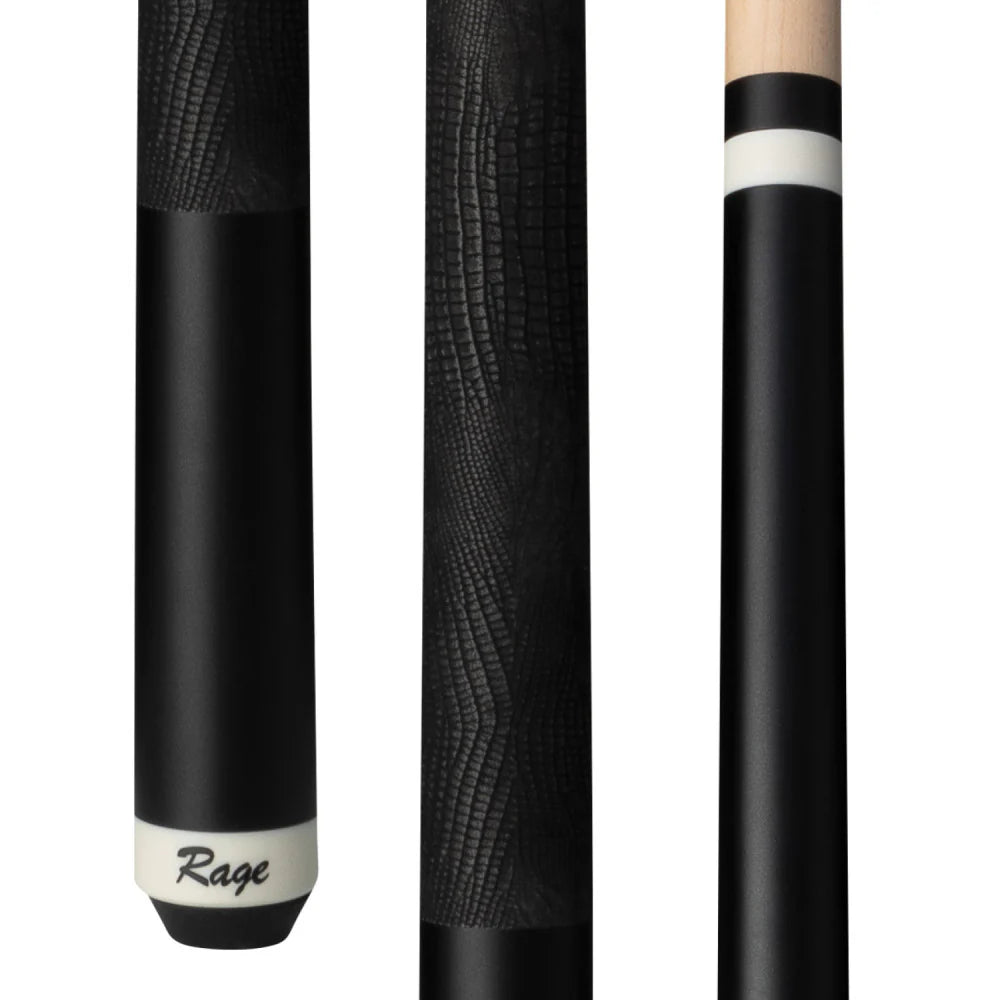 Rage Classic Billiard Cue Kit - Lizard Embossed Leather Wrap