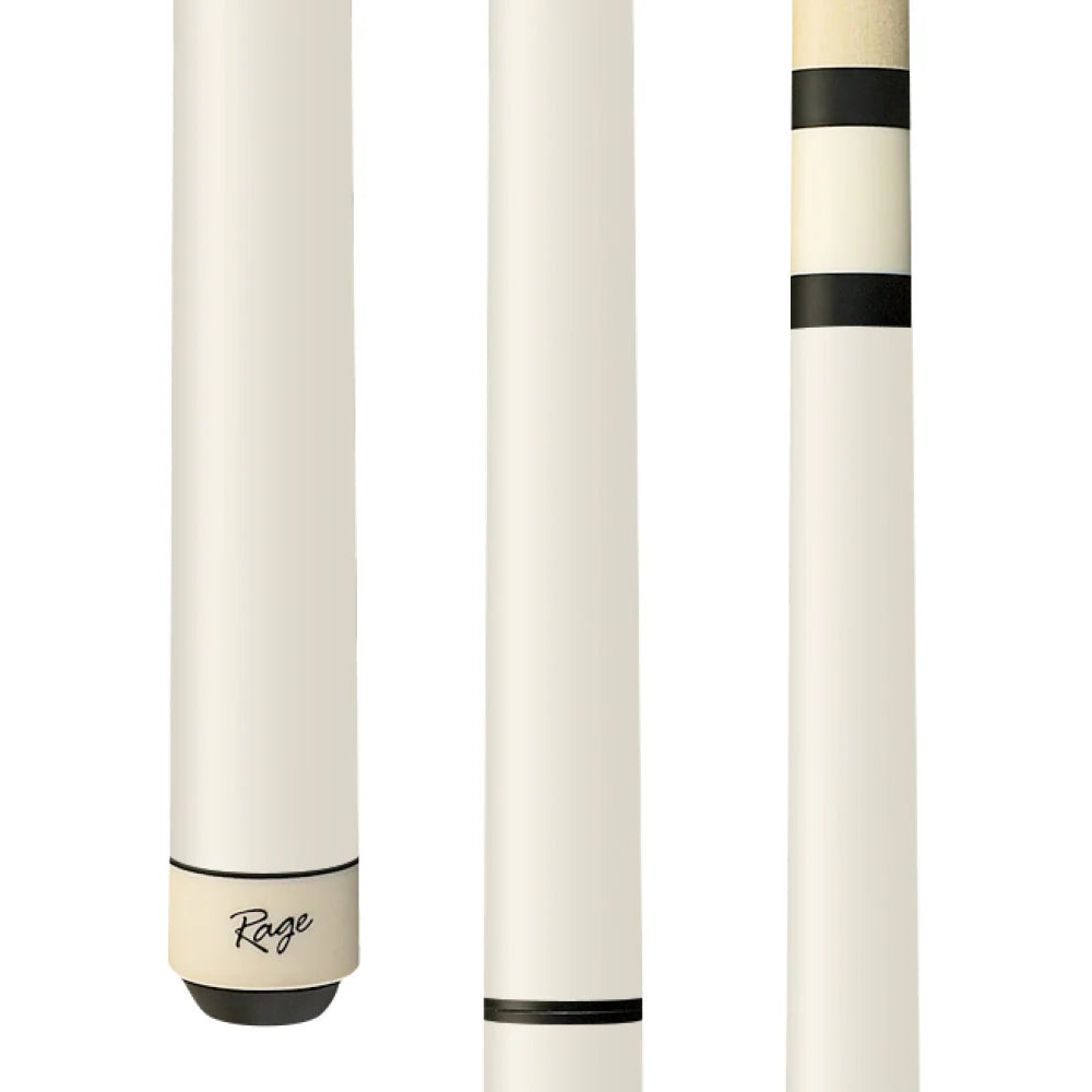 Rage Heavy Hitter 25 Oz Jump/Break Cue - Matte White Finish