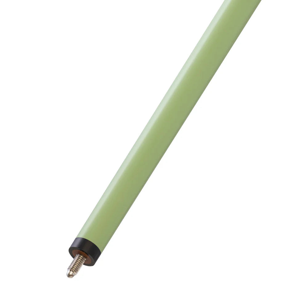 Rage Lime Green Checker Flag Cue with Black Linen Wrap