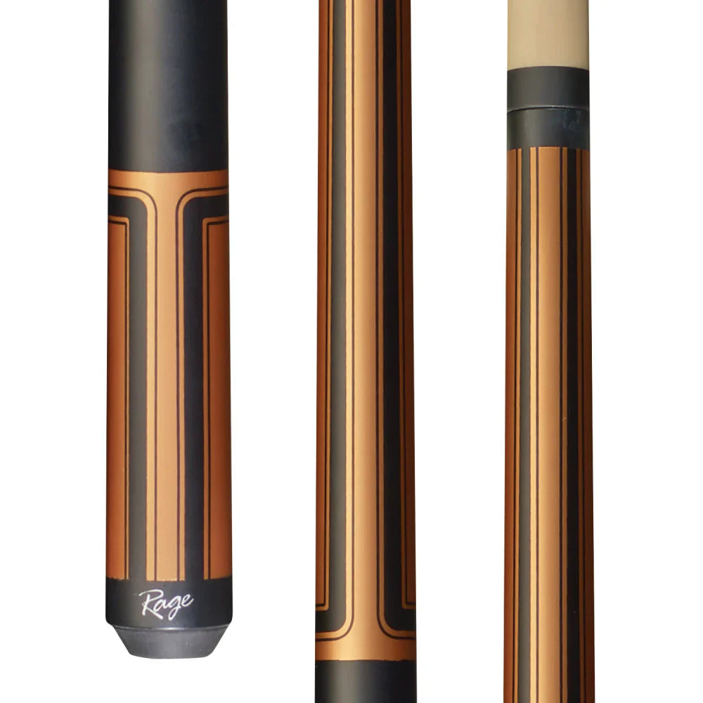 Rage Matte Copperhead Wrapless Cue