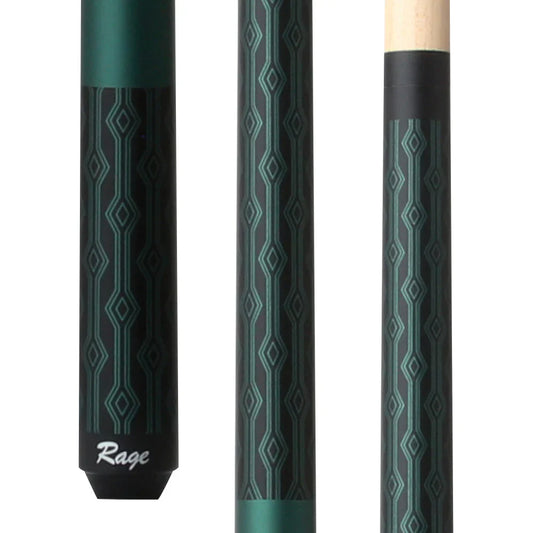 Rage Matte Peacock Green Wrapless Cue