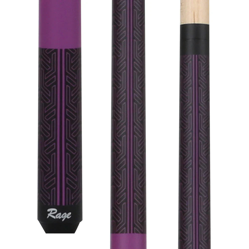 Rage Matte Purple Galaxy Wrapless Cue