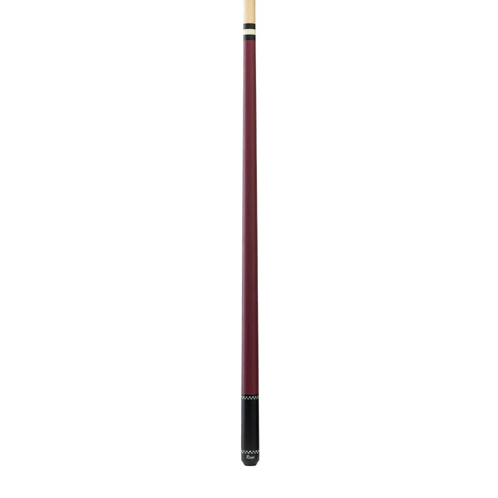 Rage Plum Red Checkers Wrapless Cue