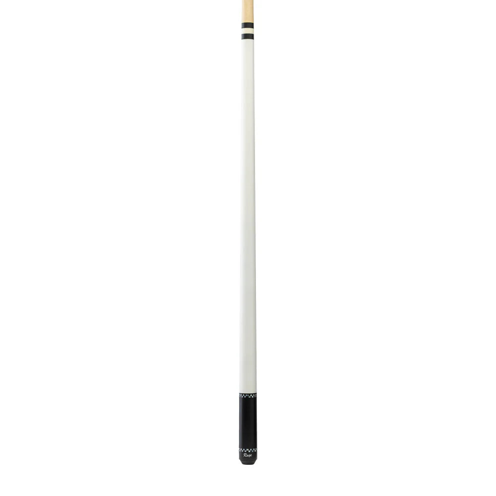 Rage White Checkers Wrapless Cue