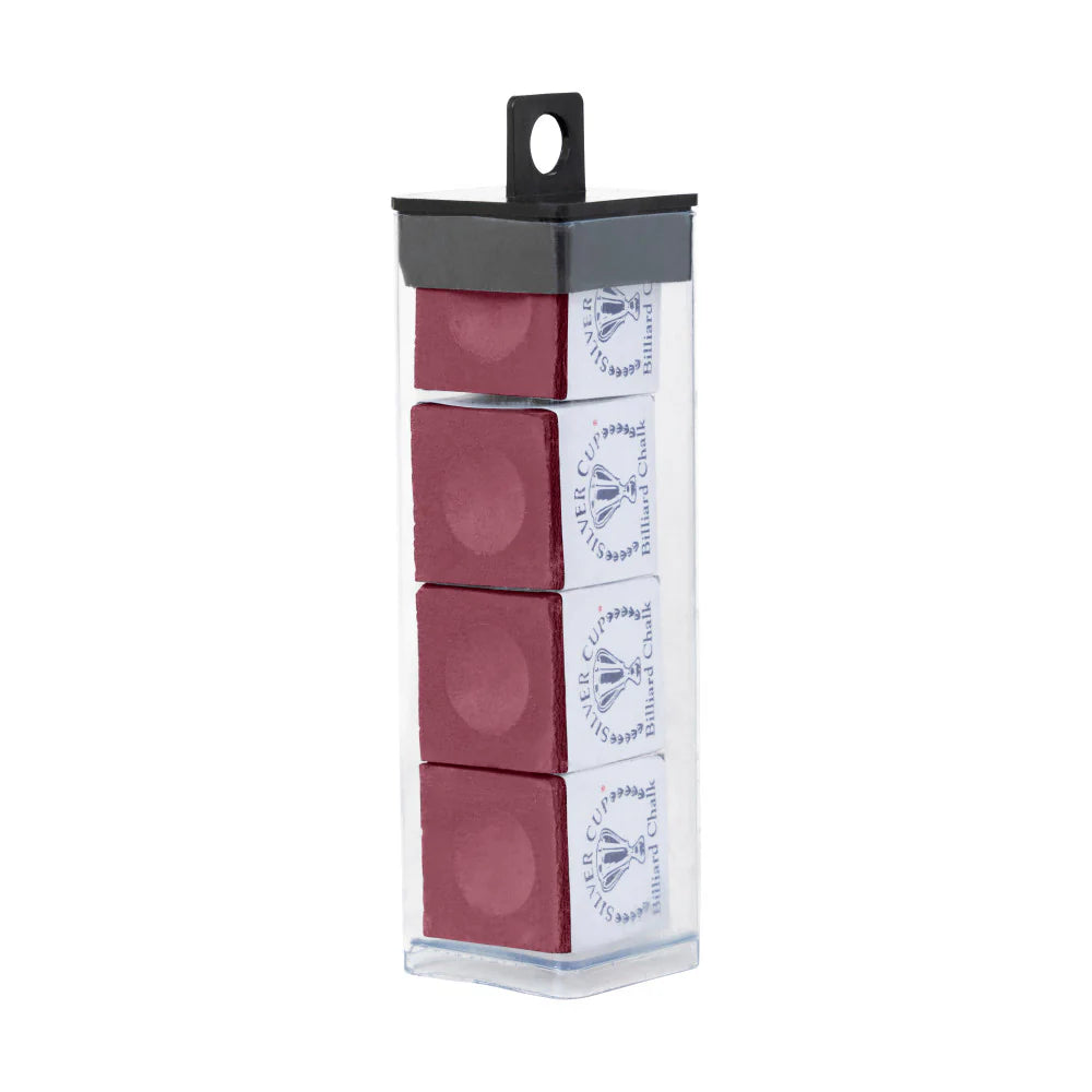 Silver Cup 4 Piece Chalk - Burgundy